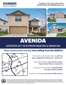 Avenida Now Selling From the $280s!