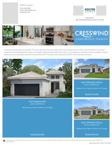 Cresswind Lakewood Ranch - Available Homes