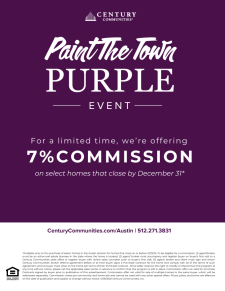 7% Commission on Select Homes