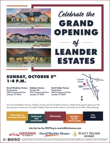 Grand Opening at Leander Estates
