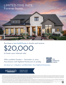 $20K Builder Incentive for your Buyers - New Builds