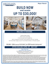 Meyer Ranch - Build Incentives