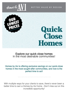Available Homes