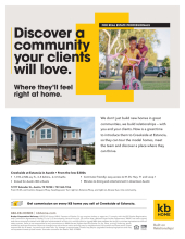 A Sense of Community - Creekside at Estancia