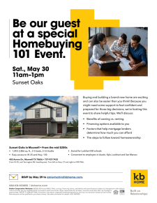 Homebuying 101 Event in Sunset Oaks