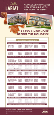 Luxury Homesites Now Available - Available Inventory