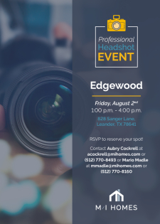 Edgewood Headshot Event!