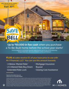 Save By The Bell with M/I Homes