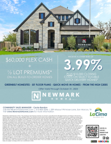 La Cima Incentives