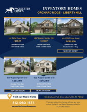 Orchard Ridge Inventory