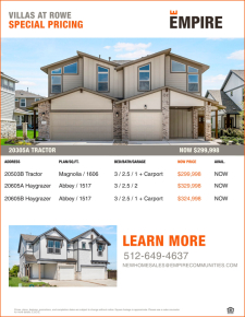 🚨🚨🚨 Don't Miss Out on Special Pricing on These Select Homes 🚨🚨🚨