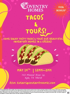 🌮 Join Us for Tacos & Tours at 6 Creeks!