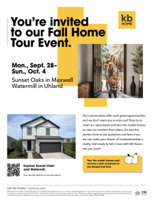 🍂 You&rsquo;re Invited: Fall Home Tour at Sunset Oaks & Watermill