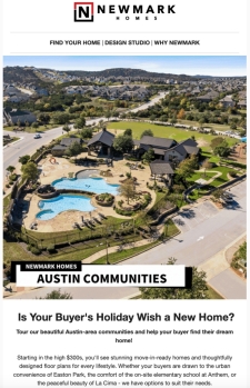 $2,500 BTSA on Select Homes in Austin