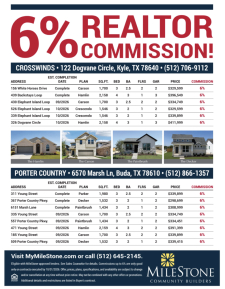 6% Realtor Commission