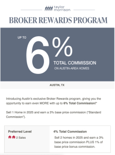 6% Total Commission awaits for Austin brokers*