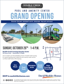 Amenity Center Grand Opening at Double Creek Crossing