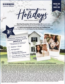 At Home for the Holidays Happening Now! Find Your Clients a Home just outside of Austin.