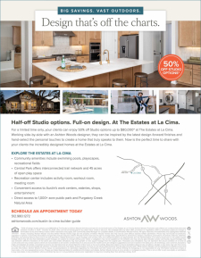 Award-winning design for less at The Estates at La Cima