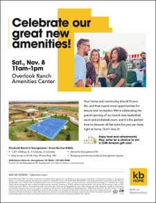Celebrate Our Great New Amenities at Overlook Ranch!