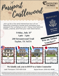 Explore Coventry Homes at Castlewood & Win Your Next Getaway ✈