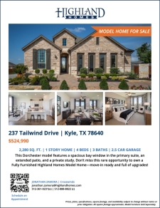 Fully Furnished Model Home for Sale in Kyle – Ready to Move In!