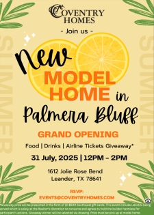 Grand Opening! New Model in Palmera Bluff 🎈