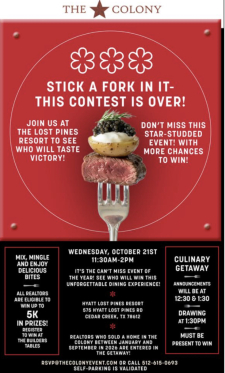 Join Us at Hyatt Lost Pines for The Colony REALTOR&reg; Event