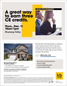 Join us for a CE Course in Mustang Valley