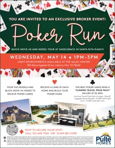 Join us for a Poker Run at Saddleback in Santa Rita