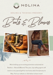 Nolina & Tecovas Bring you Boots & Blooms! Don’t miss it! 🤠