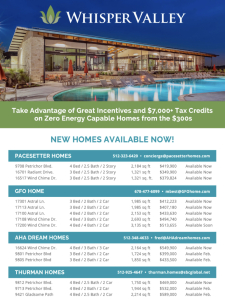 Realtors: Big Savings + Sustainable Homes from the $300s!