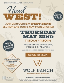 Save the Date and Saddle Up for Some Fun and Cash Prizes at Wolf Ranch on May 22nd