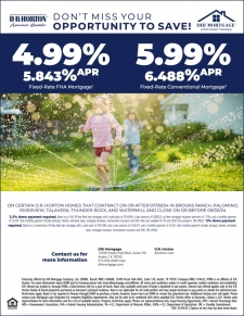 Special Interest Rates Available on Select D.R. Horton Homes for a Limited Time!
