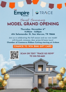 Visit Us in San Marcos for Our TRACE Model Grand Opening!
