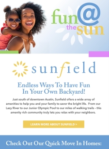 We are Summer Ready in Sunfield – QMI’s from $300s.