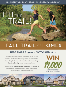 Wolf Ranch Fall Trail of Homes Starts Sept.19