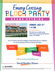 You're Invited to our Grand Opening of Emory Crossing!
