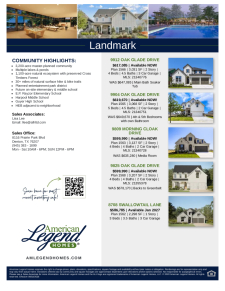 Landmark Spec Sheet