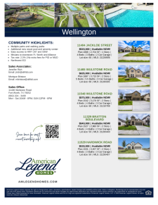 Wellington Spec Sheet