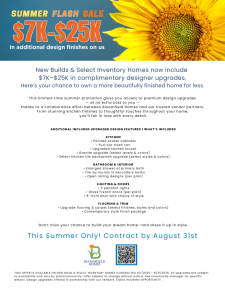 Summer Flash Sale