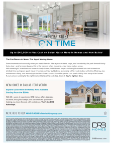 Up to $40,000 in Flex Cash on Select Quick Move-In Homes and New Builds