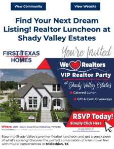 VIP Realtor Luncheon at Shady Valley Estates