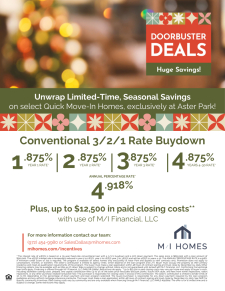 Unwrap Seasonal Savings in Aster Park!