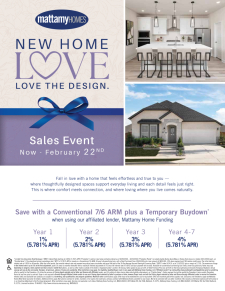 Save with a Conventional 7/6 ARM plus a Temporary Buydown