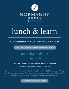 Lunch & Learn at Cross Creek Meadows