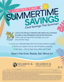 Limited Time Summertime Savings
