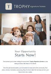Now Selling at Cibolo Hills West in Fort Worth
