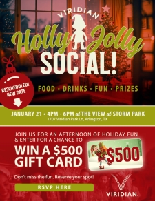 ❄️ Holly Jolly Social New Date - Jan. 21 ❄️ Tour Viridian's New Amenity Center