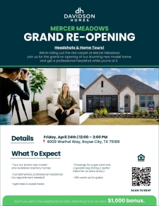 🎉 You're Invited to Mercer Meadows Grand Re-Opening!